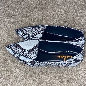 Black, gray, white Lulus Snakeskin Loafers